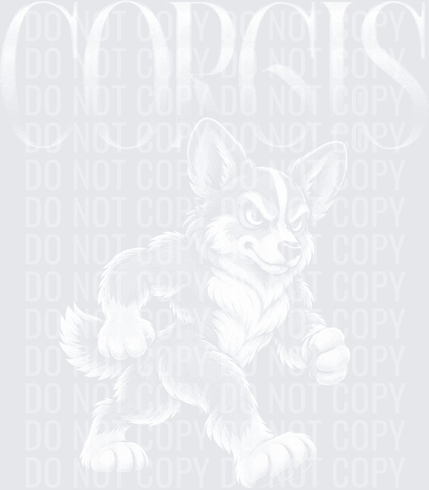 KayndiDesigns 09.26 Halftone Corgis