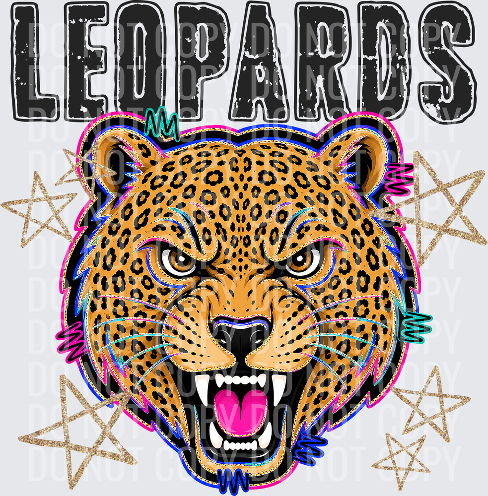 KayndiDesigns 08.26 Grunge Varsity Leopards