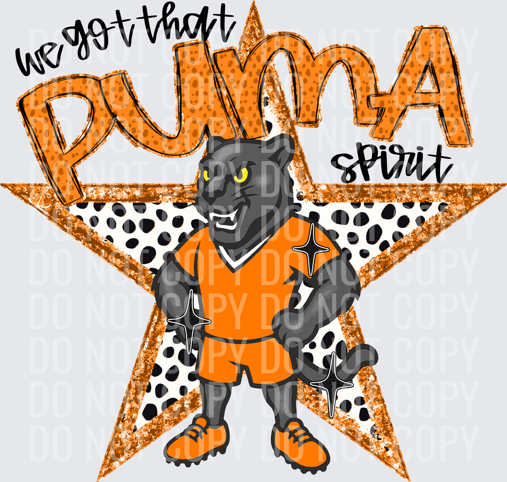 KayndiDesigns 09.26 We Got That Spirit Puma Orange