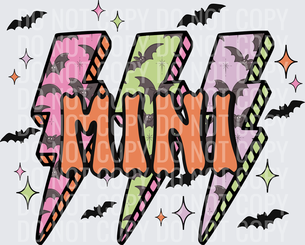 Halloween mini lightning bolt