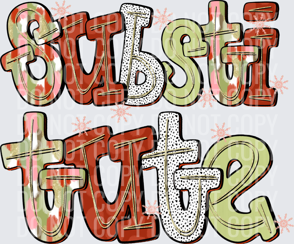 Substitute
