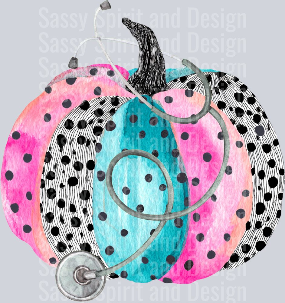 dotted pumpkin stethoscope 300dpi