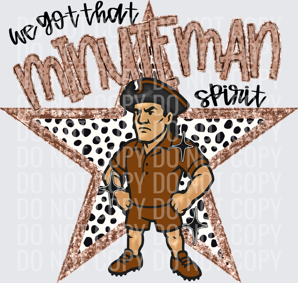 KayndiDesigns 09.26 We Got That Spirit Minuteman Brown