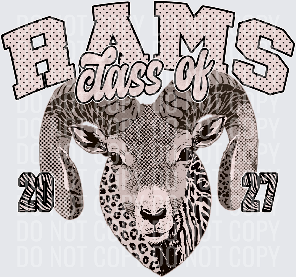 KayndiDesigns 10.26 Class of 2027 Neutral Rams