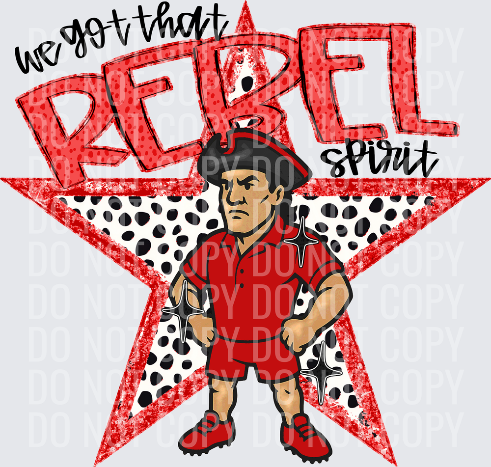 KayndiDesigns 09.26 We Got That Spirit Rebel Red
