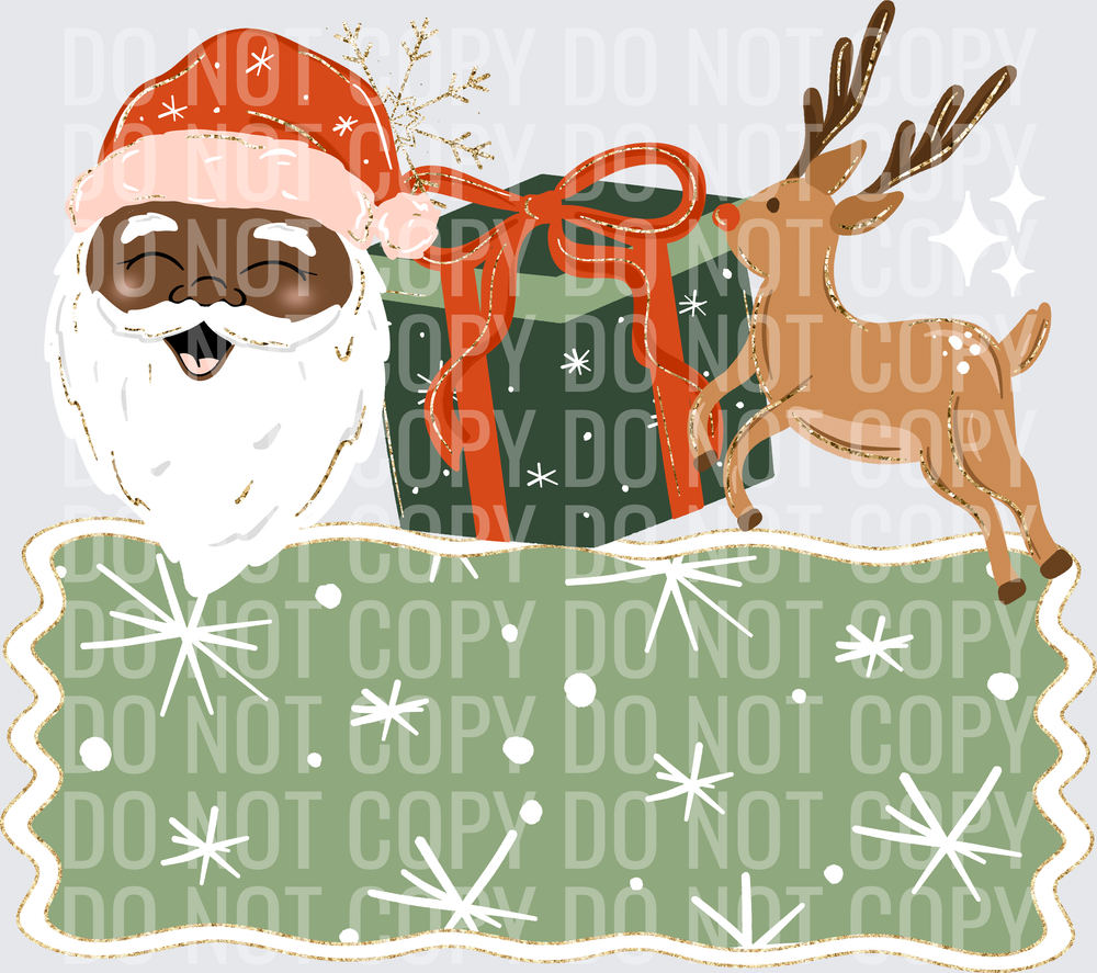 Santa dark green