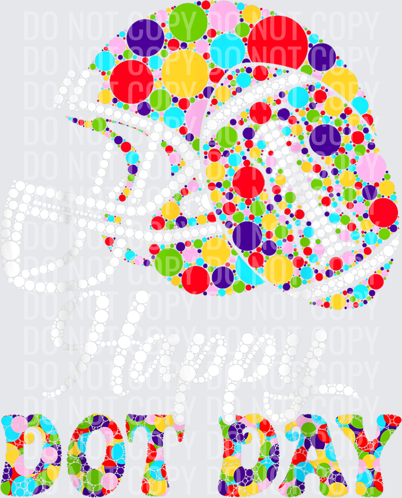Cute-Football-Polka-Dot-Art-Student-Happy-Dot-Day-Girls-Boys-T-Shirt