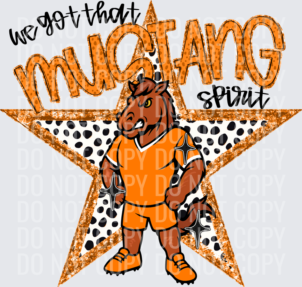 KayndiDesigns 09.26 We Got That Spirit Mustang Orange