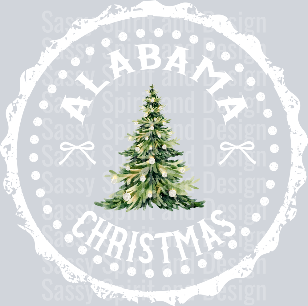 STATE CHRISTMAS STAMP Alabama