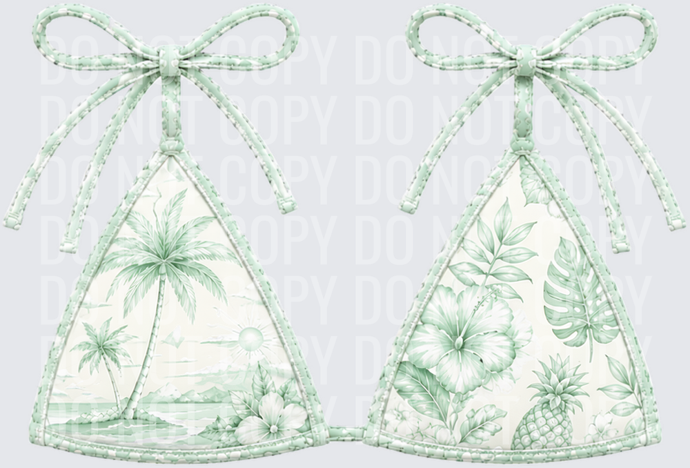 GREEN BIKINI UPPER