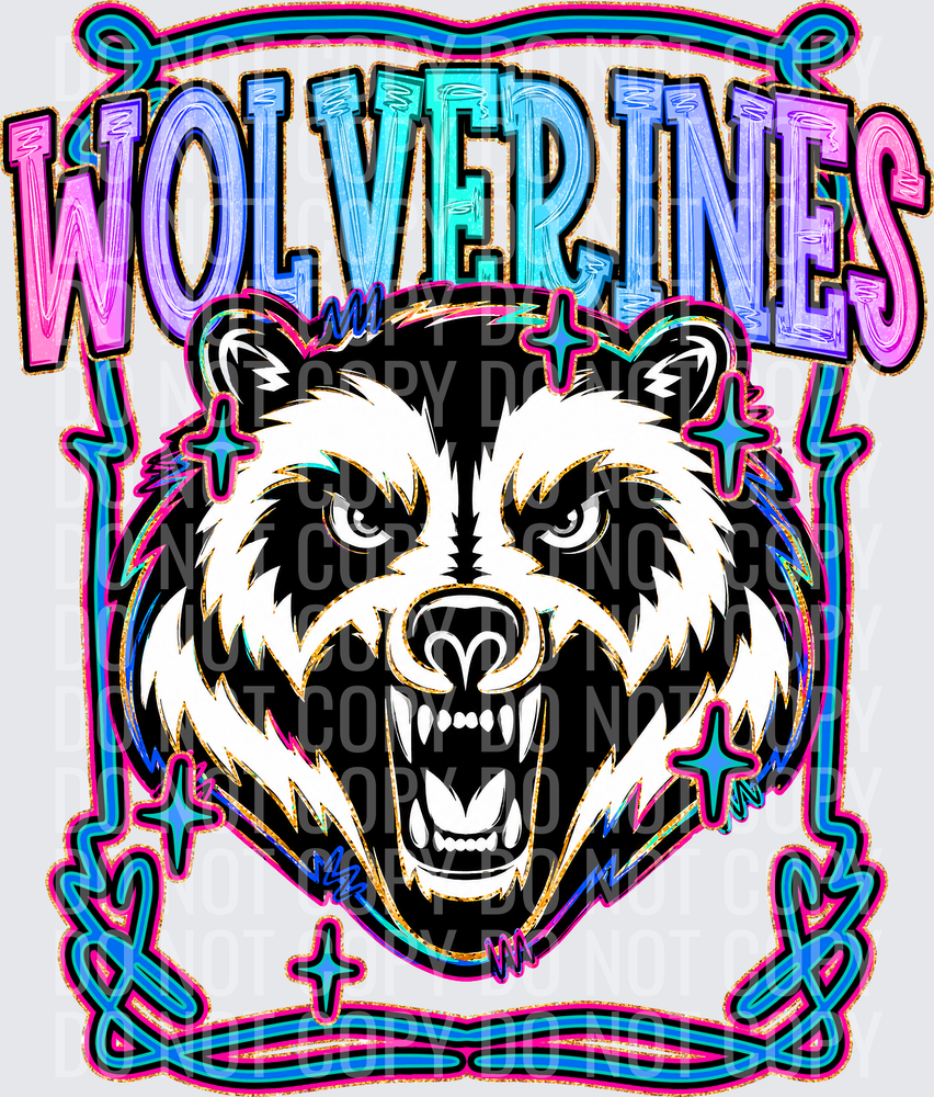 KayndiDesigns 08.26 Retro Pop Wolverines