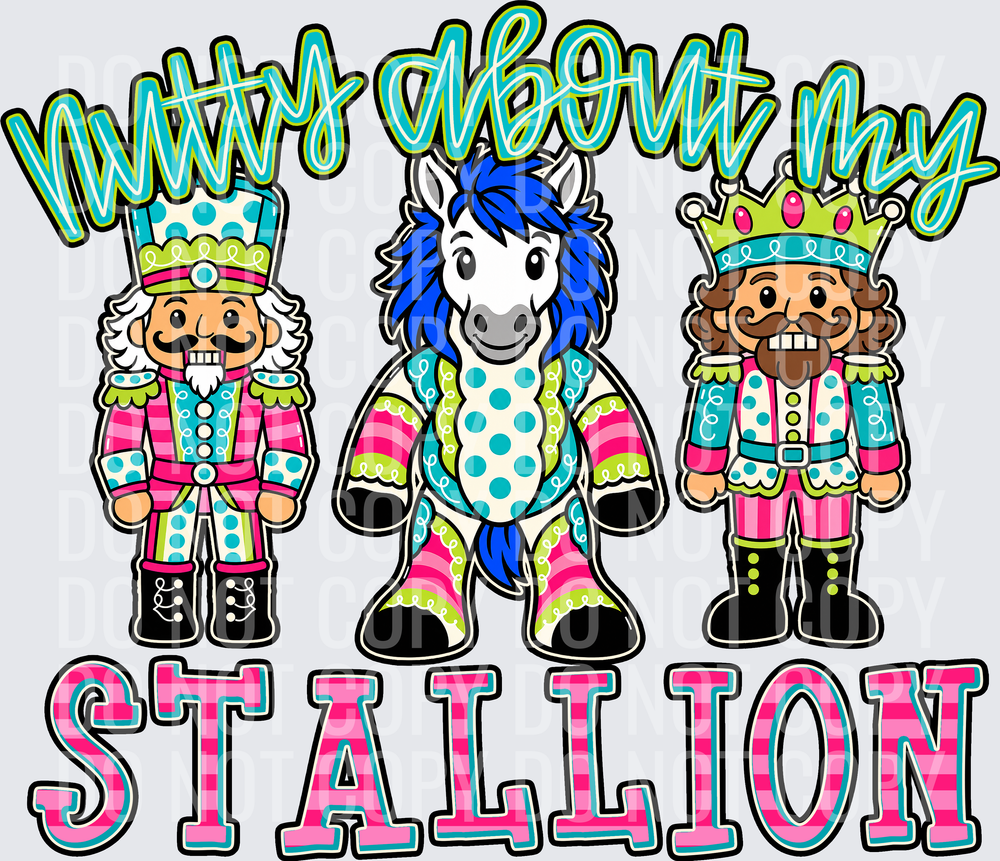 KayndiDesigns 10.26 Nutty About My Stallions
