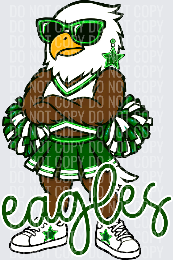 Eagles Cheer Green White