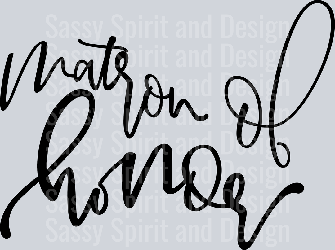 matron of honor