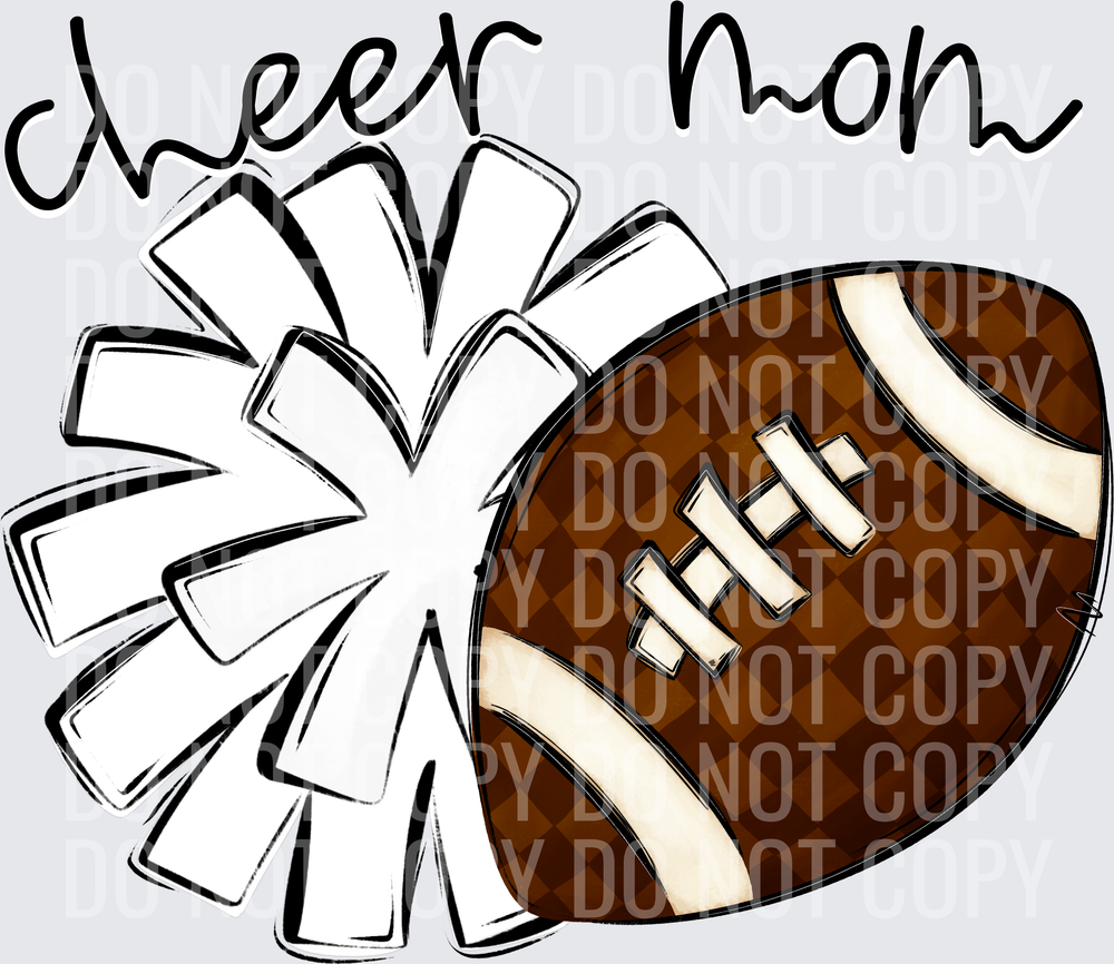 Cheer Mom - CC0926-0022 - White-1