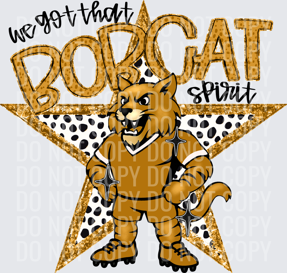 KayndiDesigns 09.26 We Got That Spirit Bobcat Brown Light