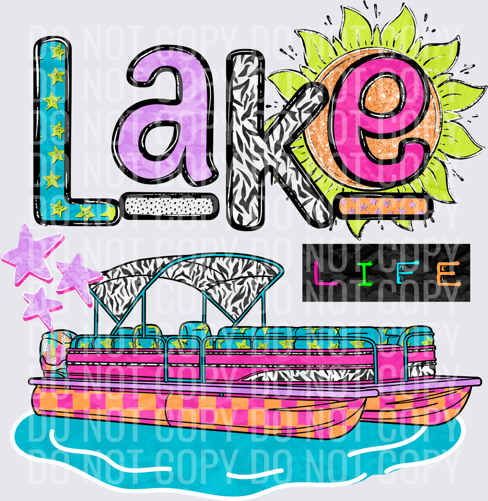 Lake life, pontoon