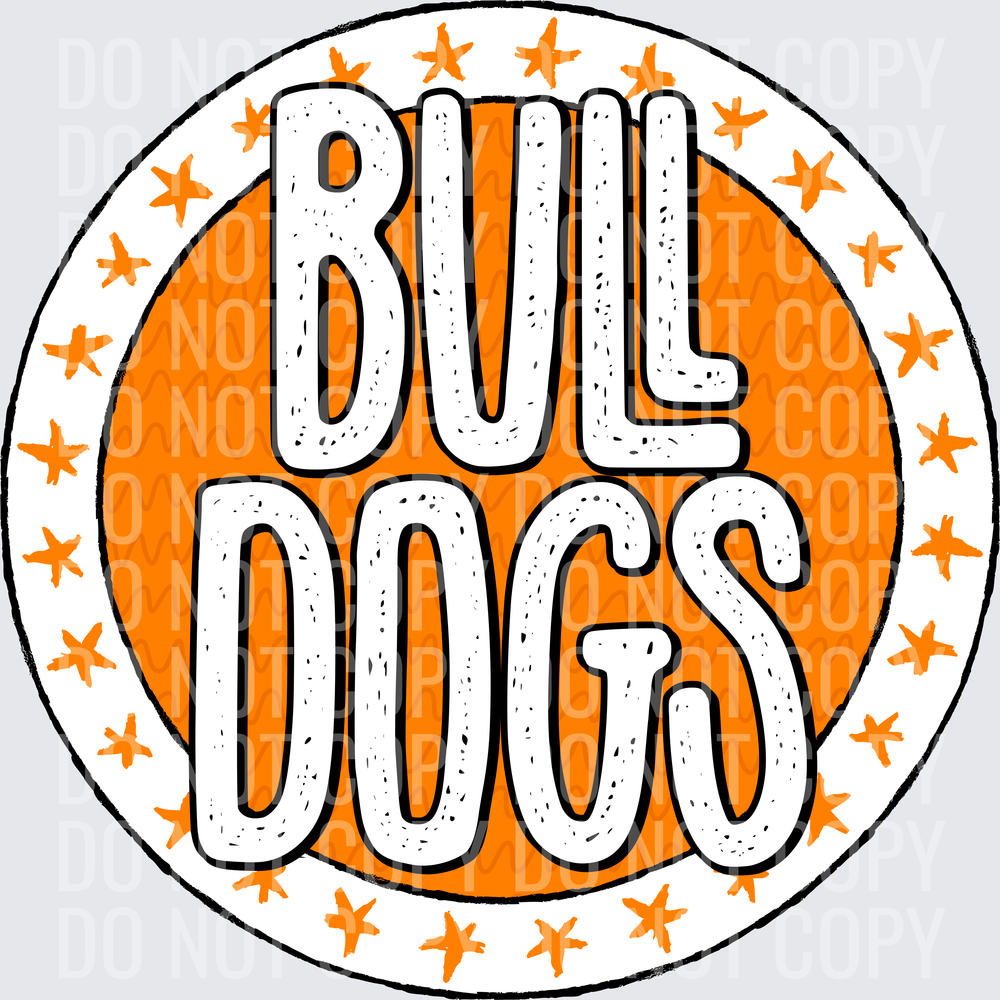 BulldogsStarCircleOrangeWhite2