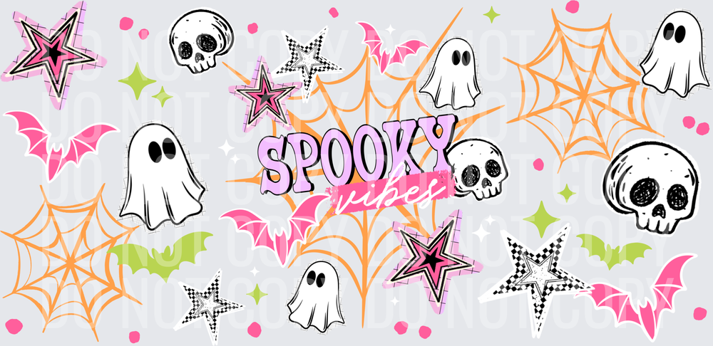 Spooky Vibes web 16oz wrap