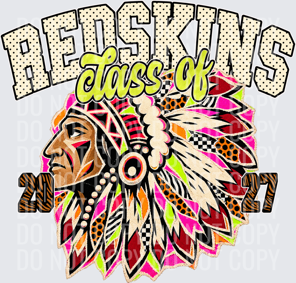 KayndiDesigns 10.26 Class of 2027 Bright Redskins 9