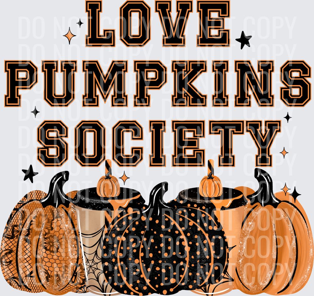 Love pumpkins society