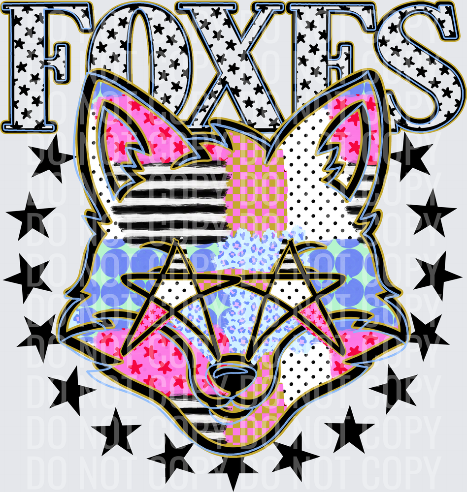 KayndiDesigns 09.26 Patchwork Varisty Stars Foxes 3