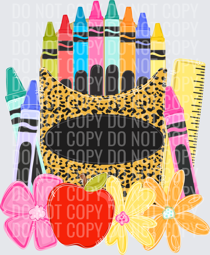 crayon pack nameplate