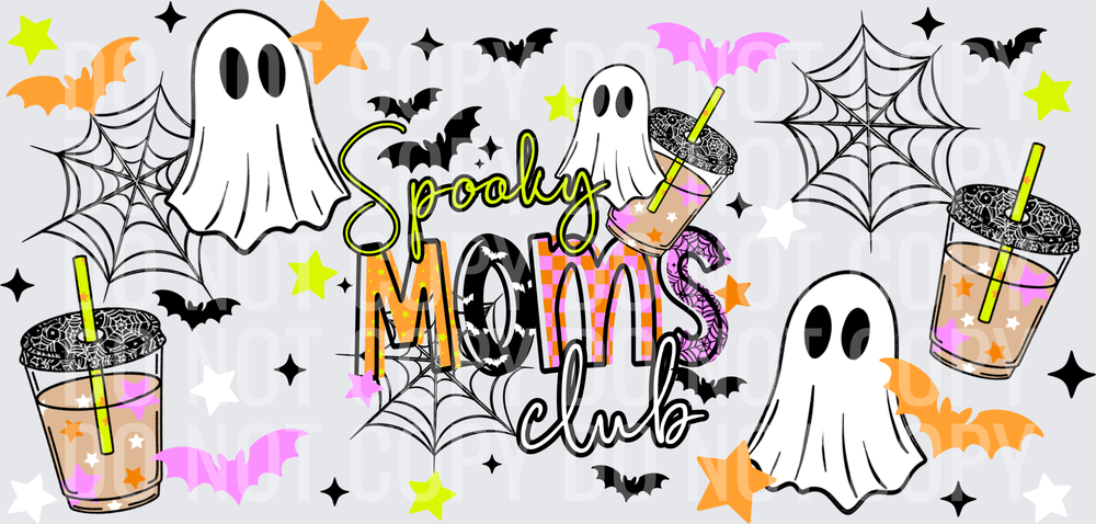 spooky moms club 16oz wrap