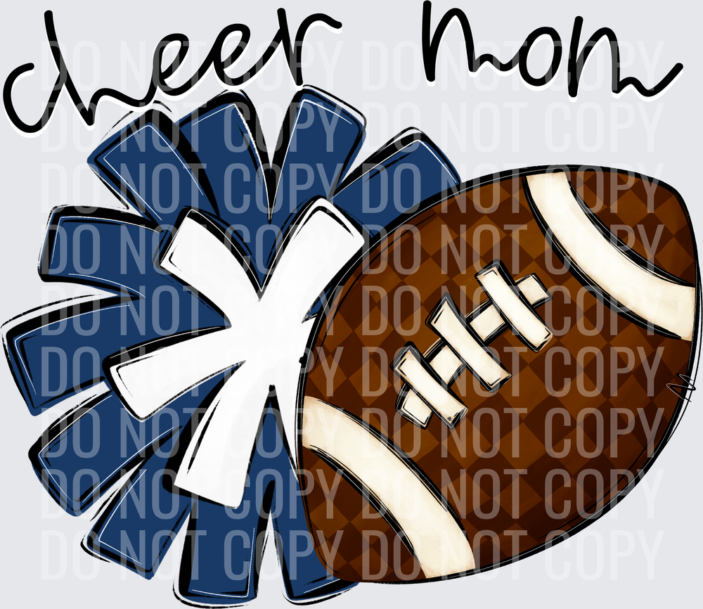 Cheer Mom - CC0926-0022 - Navy-1
