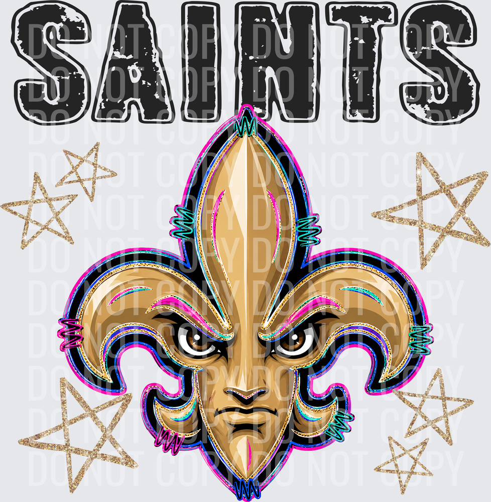 KayndiDesigns 08.26 Grunge Varsity Saints