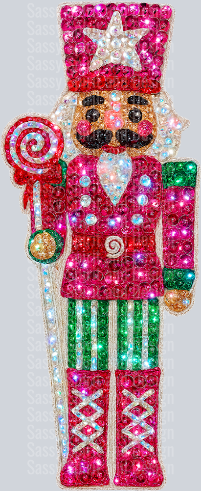 PINK NUTCRACKER SEQUINS