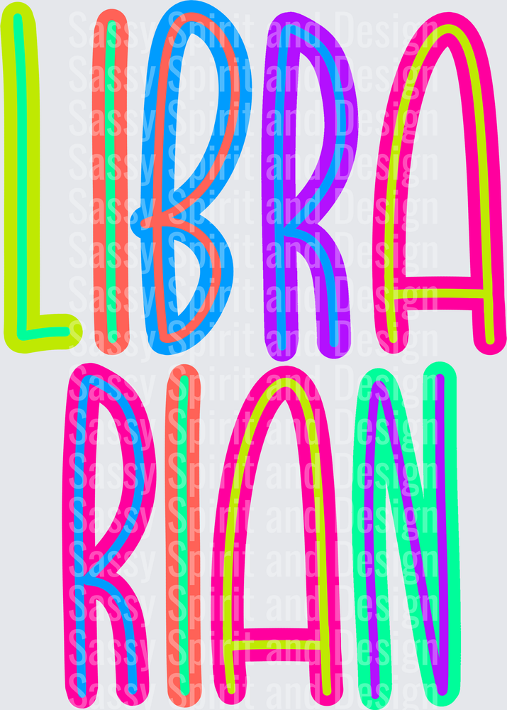 Back to School Brights LIBRARIAN