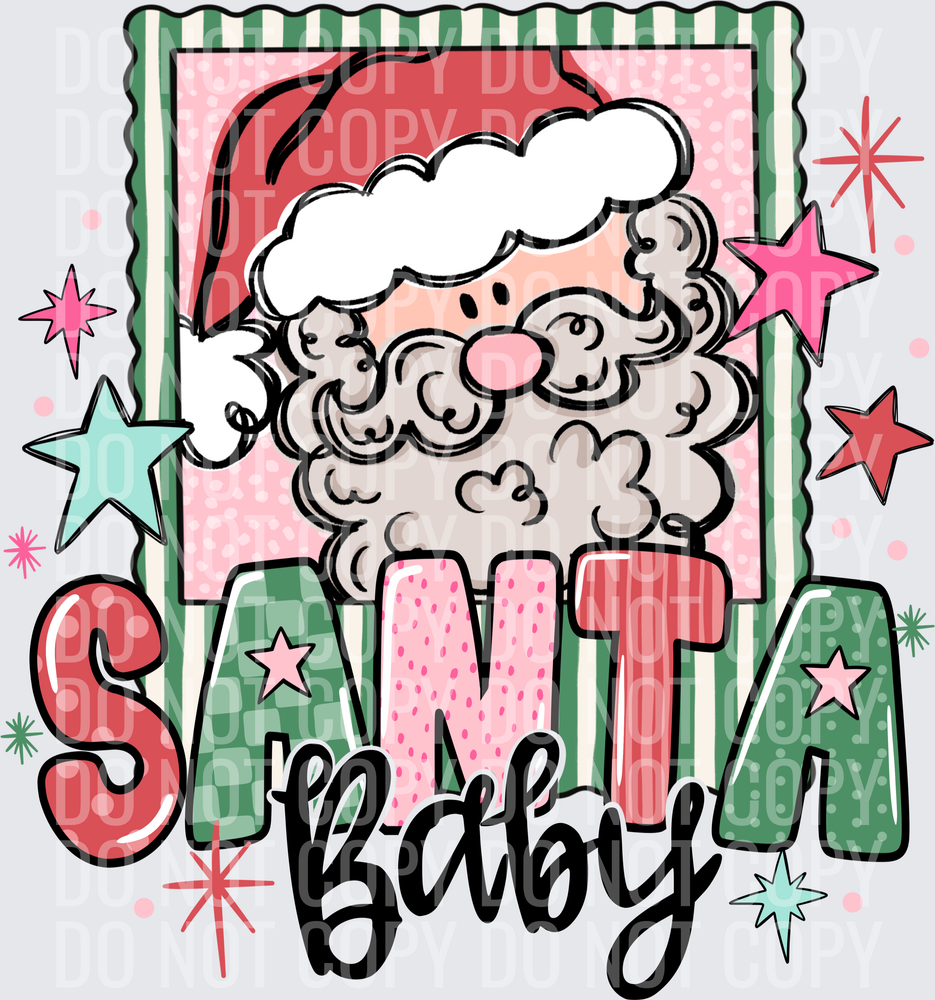 Santa baby Polaroid