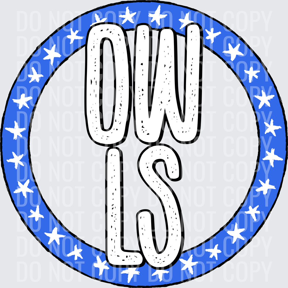 OwlsStarCircleRoyalWhite