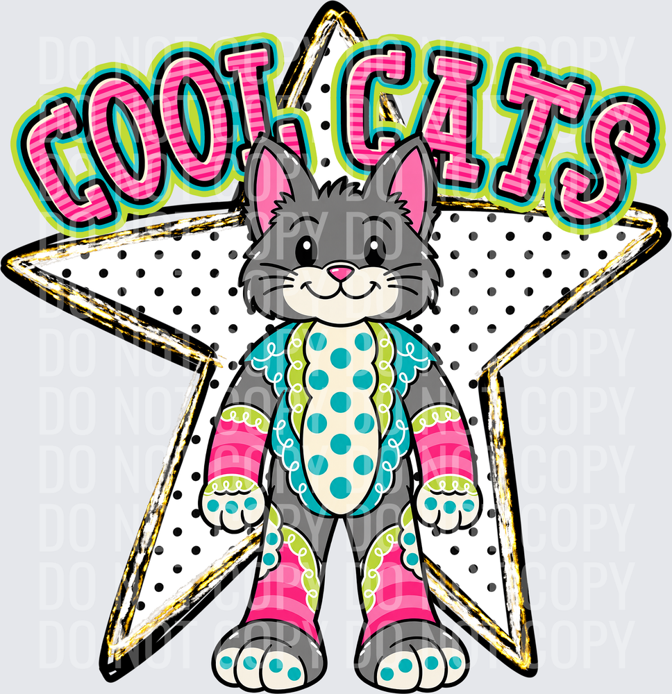 KayndiDesigns 10.26 Pattern Parade Star Cool Cats