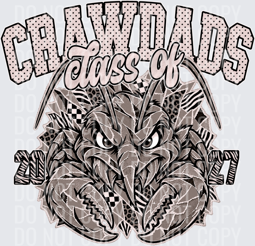 KayndiDesigns 10.26 Class of 2027 Neutral Crawdads