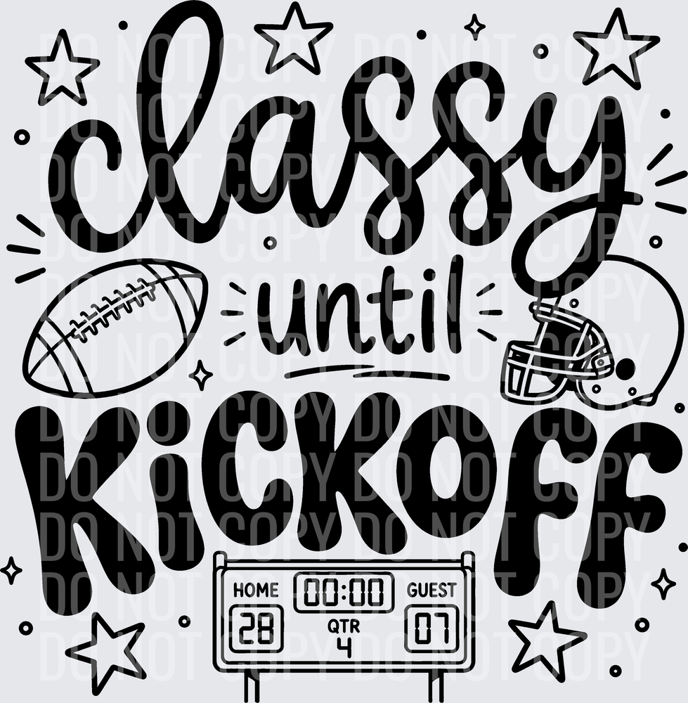 CLASSY UNTIL KICKOFF