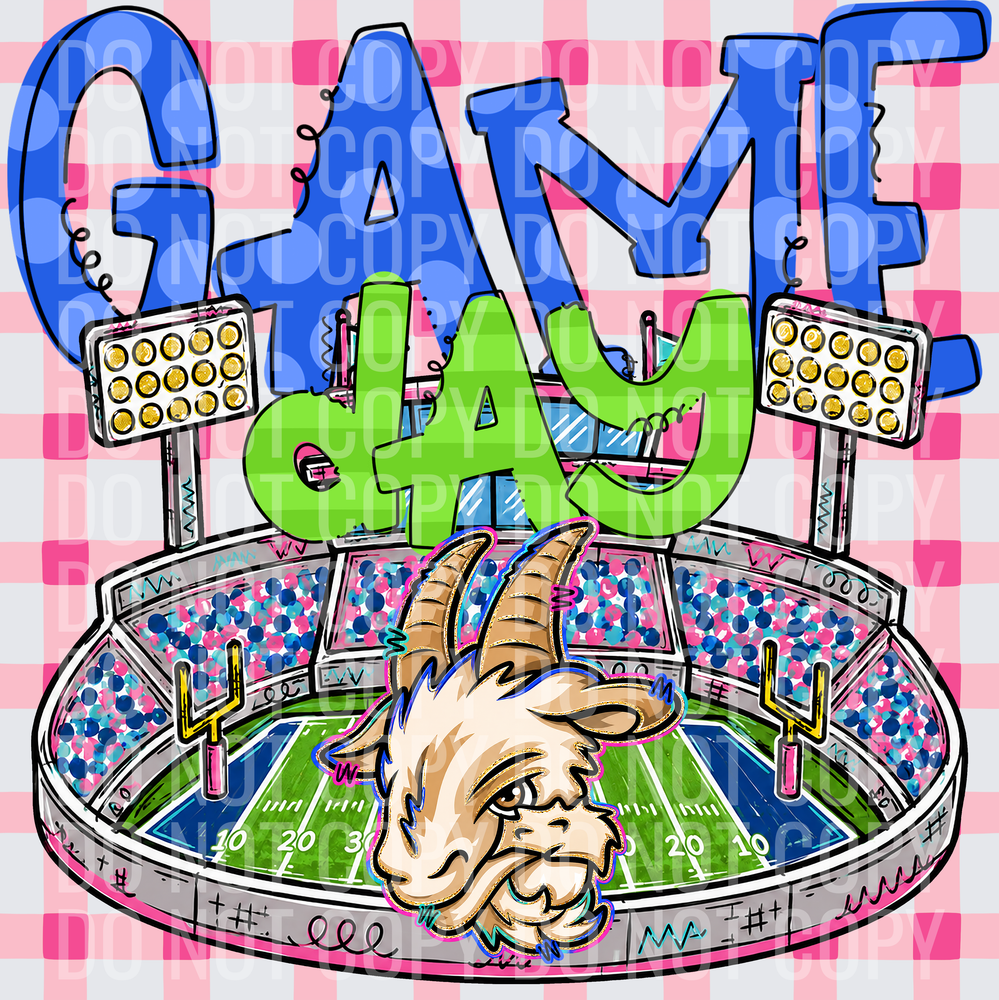 KayndiDesigns 08.26 Game Day Stadium Goats