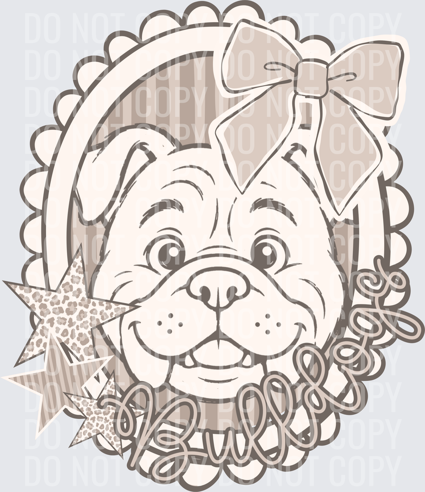 BEIGE BULLDOGS