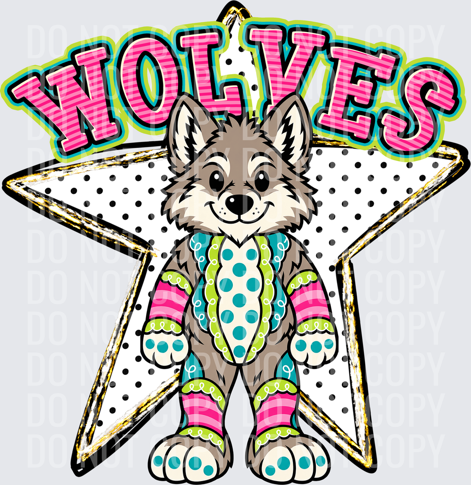 KayndiDesigns 10.26 Pattern Parade Star Wolves