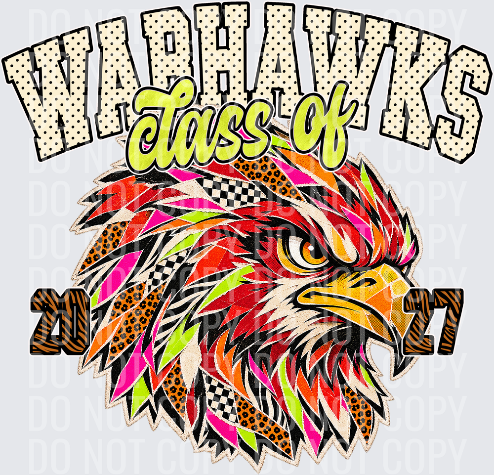 KayndiDesigns 10.26 Class of 2027 Bright Warhawks 2