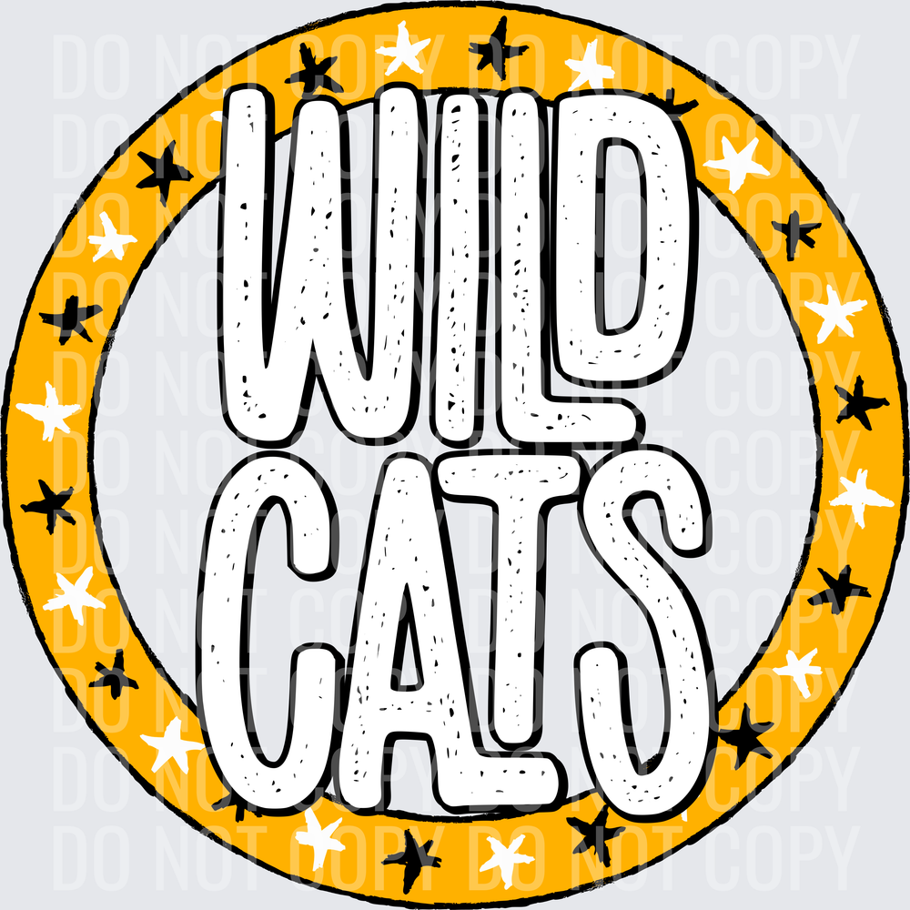 WildcatsStarCircleGoldBlackWhite