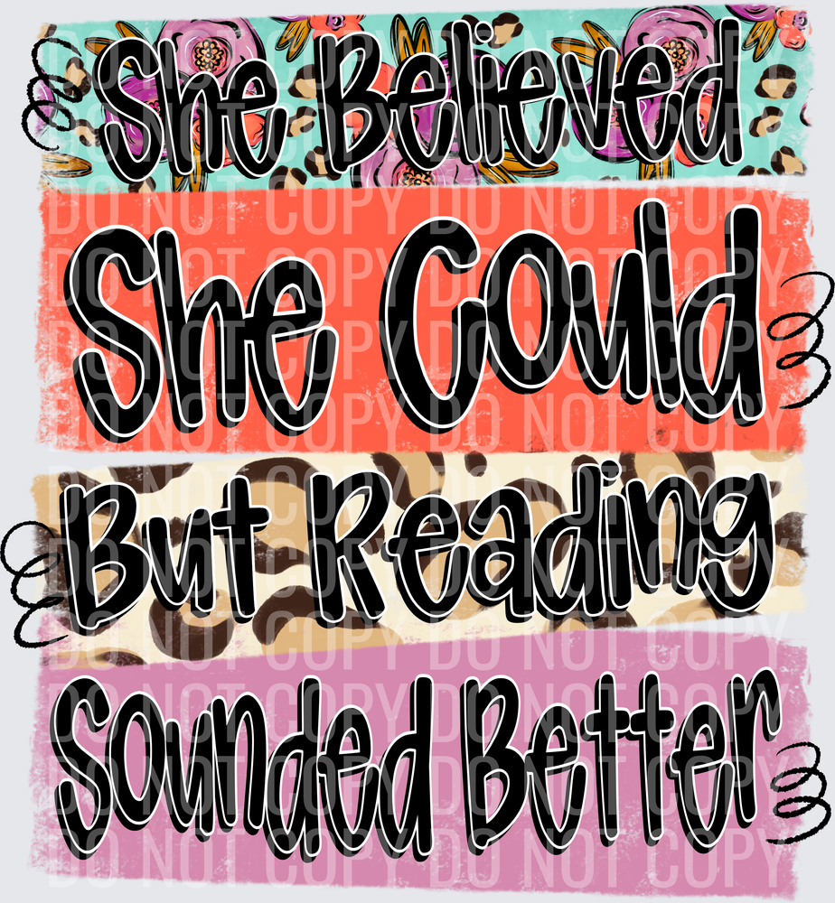Reading Sounded Better