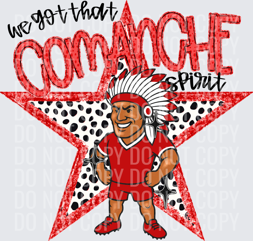 KayndiDesigns 09.26 We Got That Spirit Comanche Red
