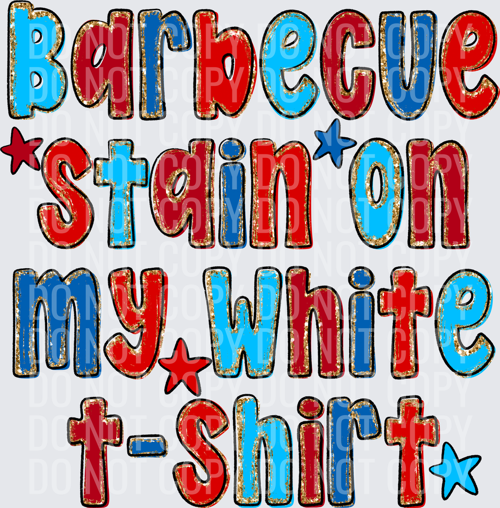 BARBECUE STAIN