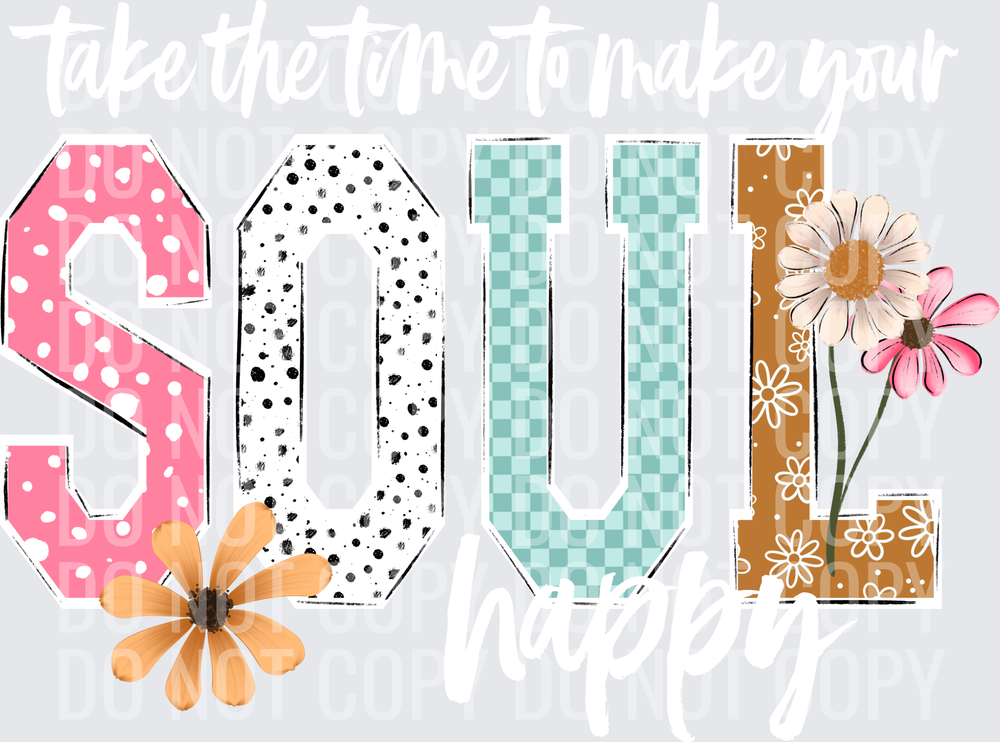 Make your soul happy white