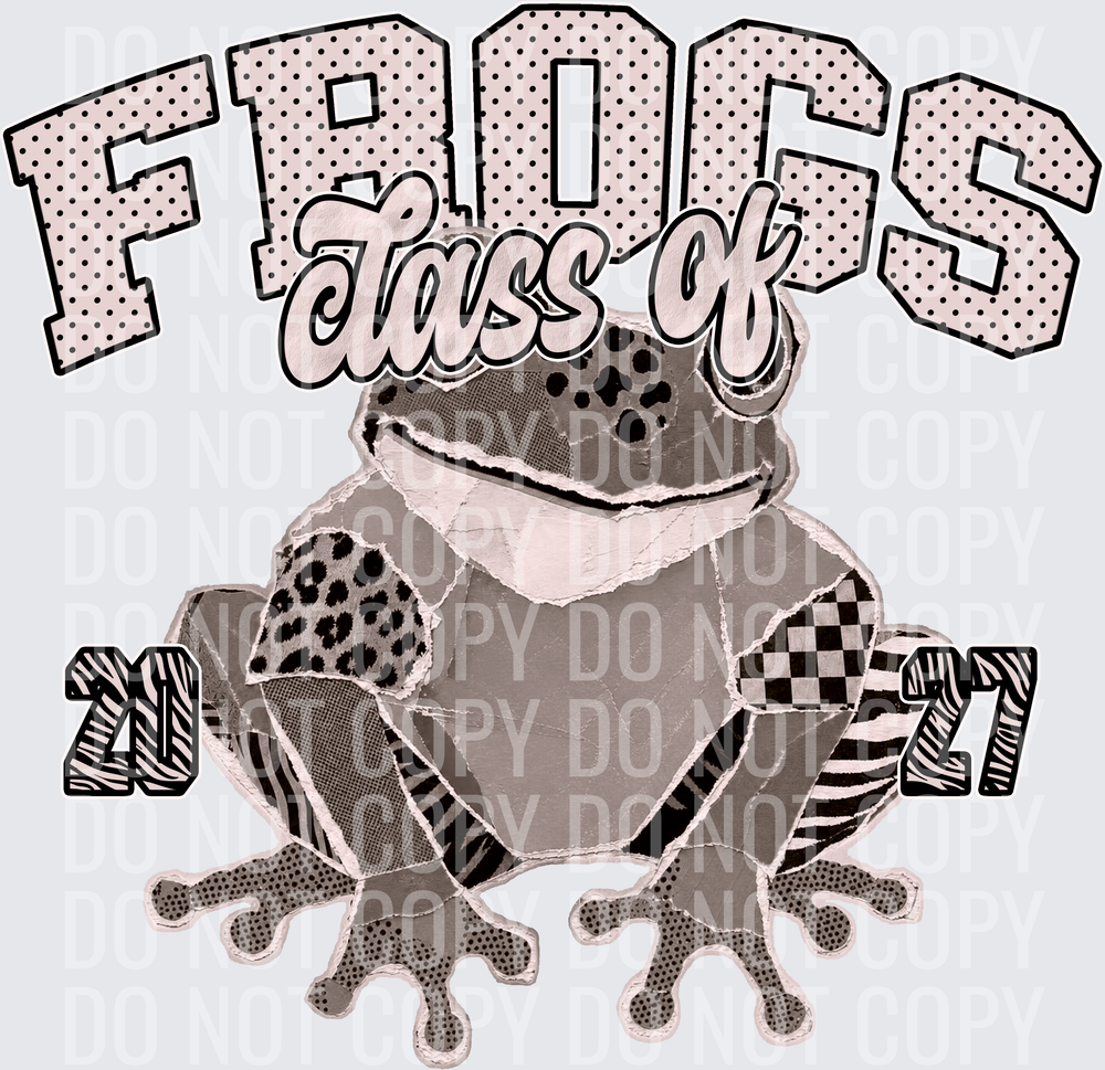 KayndiDesigns 10.26 Class of 2027 Neutral Frogs