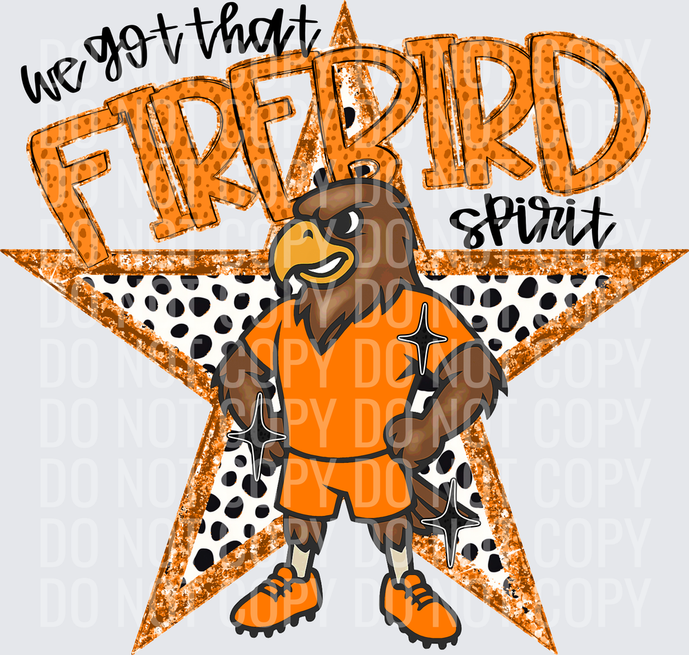 KayndiDesigns 09.26 We Got That Spirit Firebird Orange