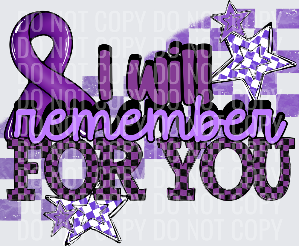 ALZHEIMERS I WILL REMEMBER