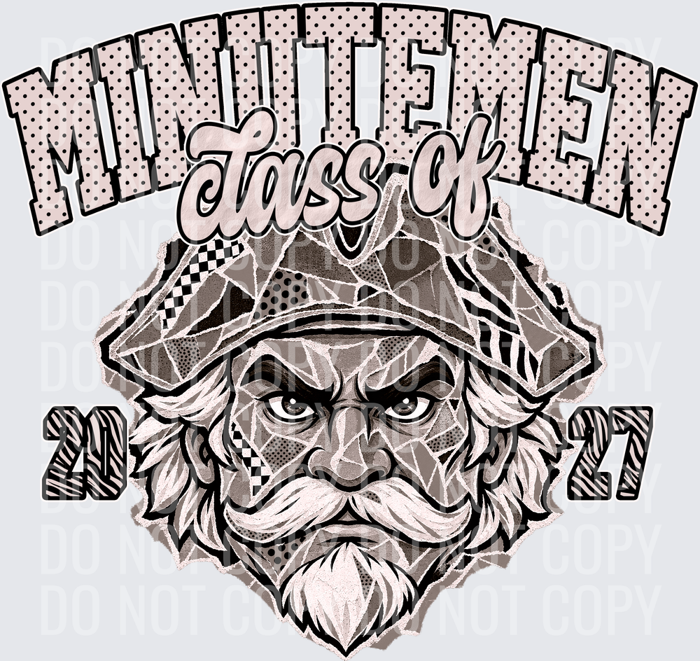 KayndiDesigns 10.26 Class of 2027 Neutral Minutemen 2